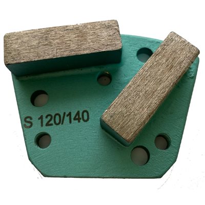 150 Grit Double Rectangle (Green, Soft Bond) A11066