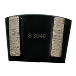 30 Grit Double Rectangle, Soft Bond (40mm x 11mm x 2seg) A11